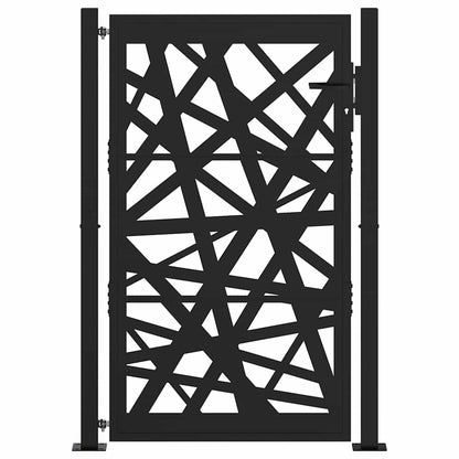 Garden Gate Black 100x150 cm Steel Light Design