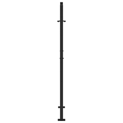 Garden Gate Black 100x150 cm Steel Light Design
