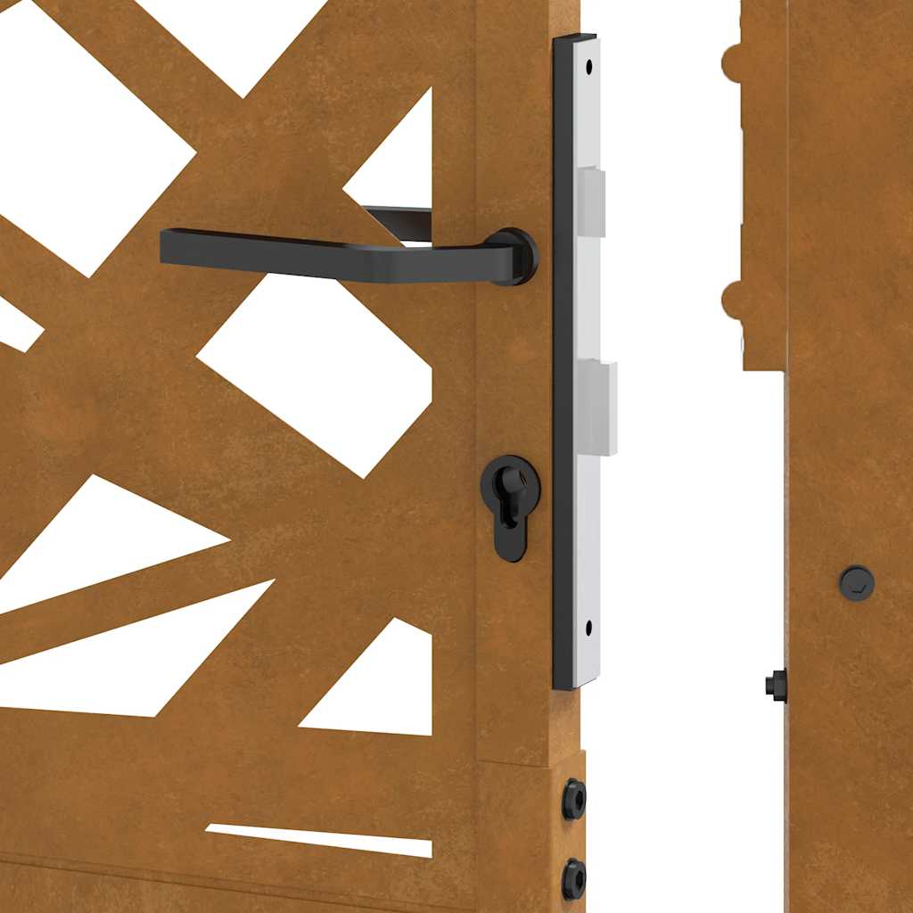 Garden Gate 100x100 cm Weathering Steel Light Design