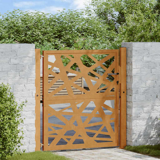 Garden Gate 100x100 cm Weathering Steel Light Design