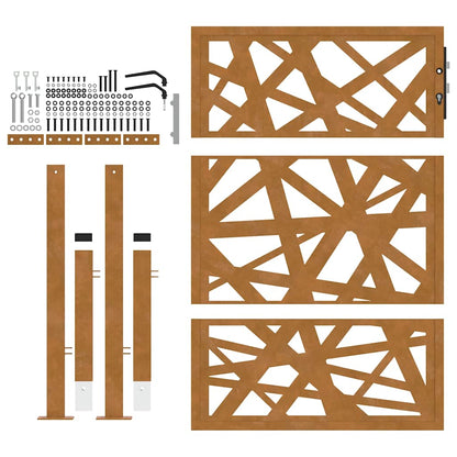 Garden Gate 100x125 cm Weathering Steel Light Design