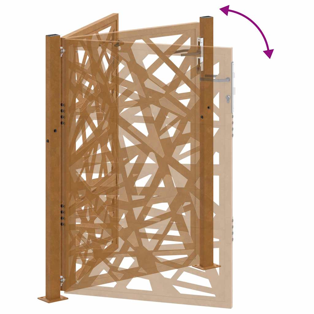 Garden Gate 100x125 cm Weathering Steel Light Design