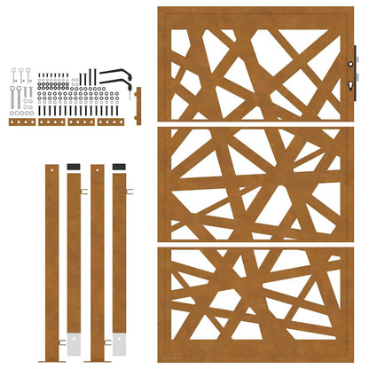 Garden Gate 100x150 cm Weathering Steel Light Design