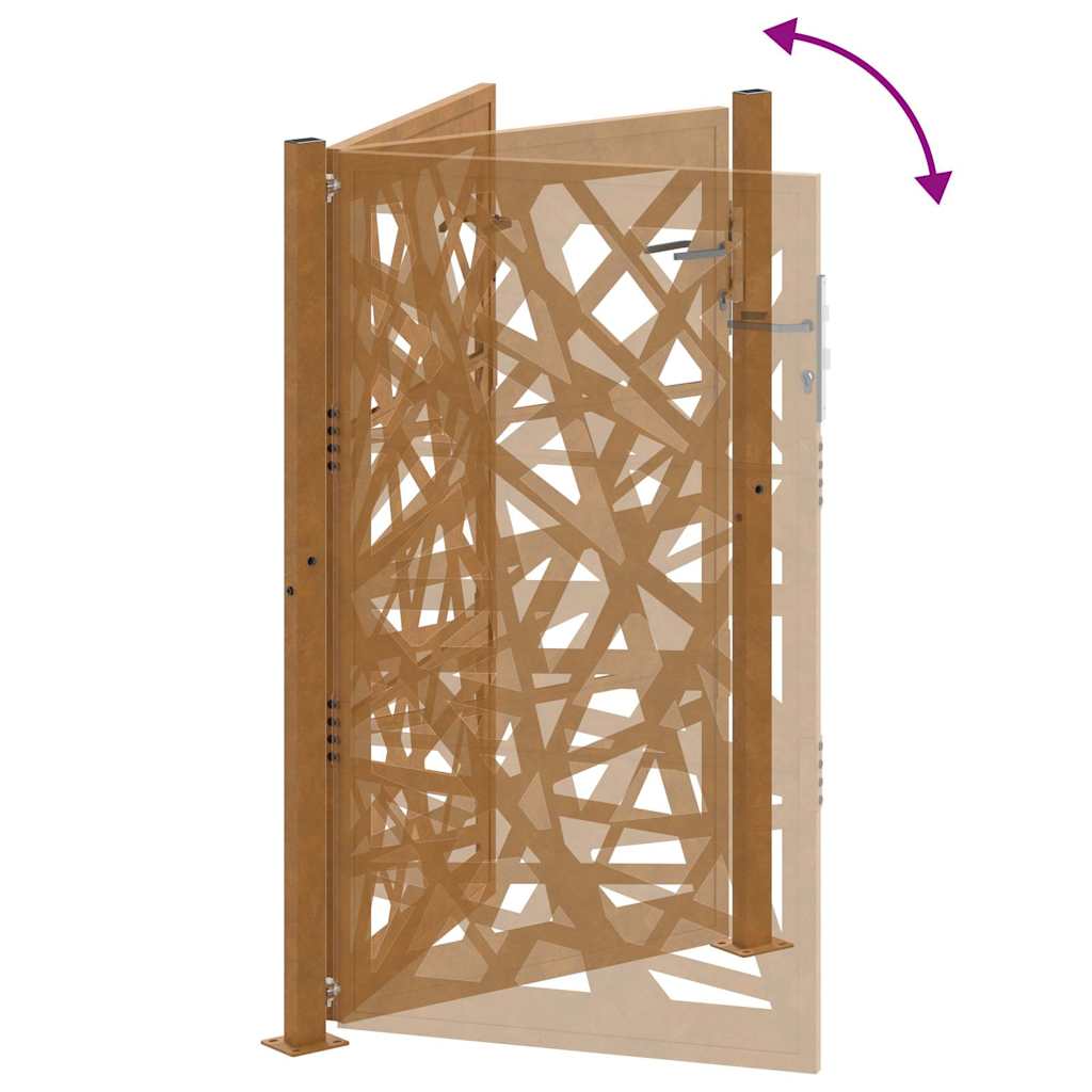 Garden Gate 100x150 cm Weathering Steel Light Design
