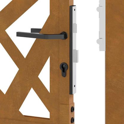 Garden Gate 100x150 cm Weathering Steel Light Design