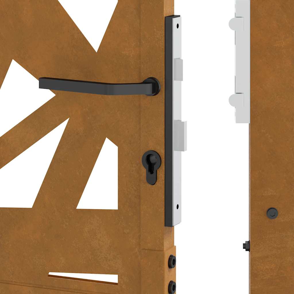 Garden Gate 100x175 cm Weathering Steel Light Design