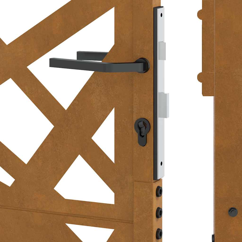 Garden Gate 100x175 cm Weathering Steel Light Design