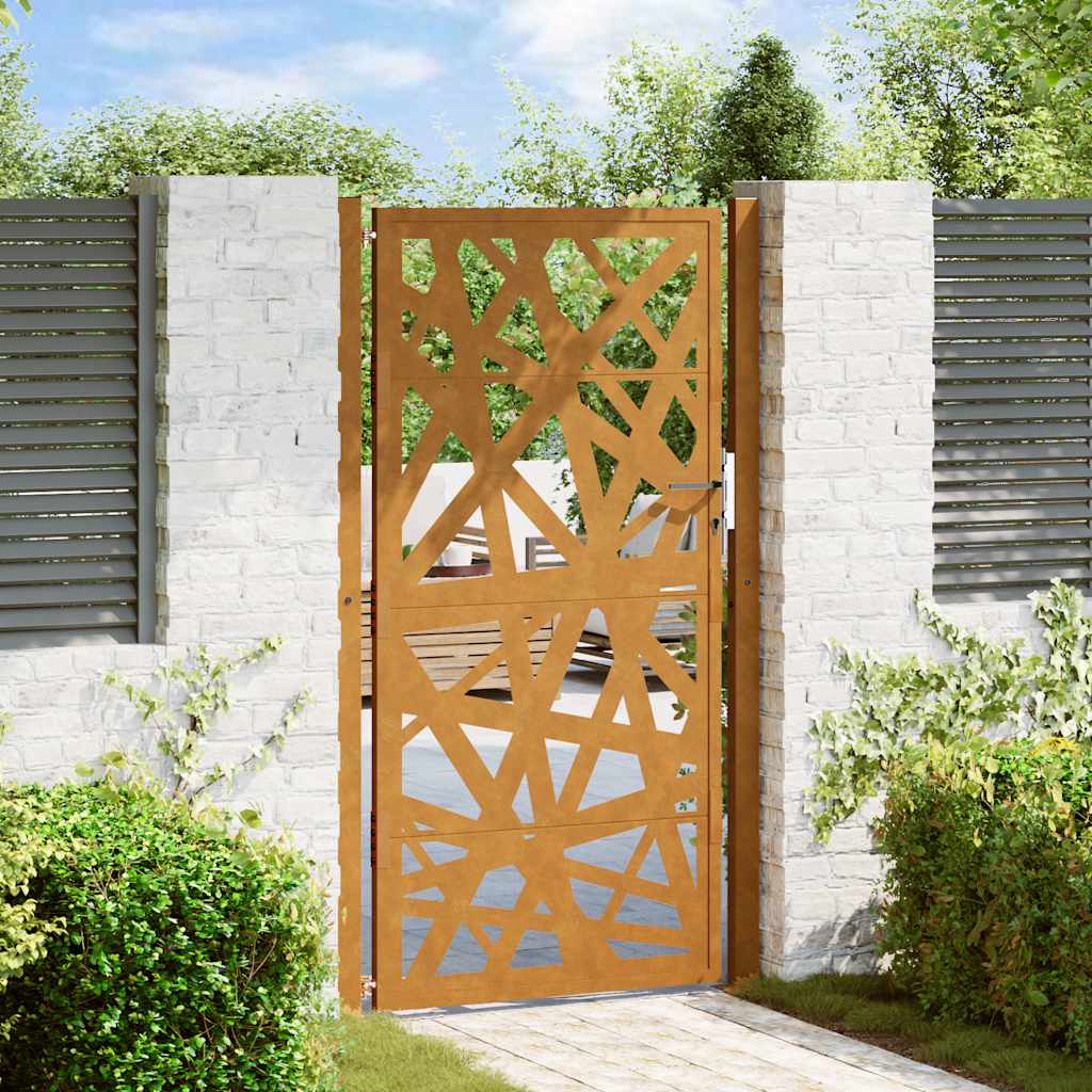 Garden Gate 100x175 cm Weathering Steel Light Design