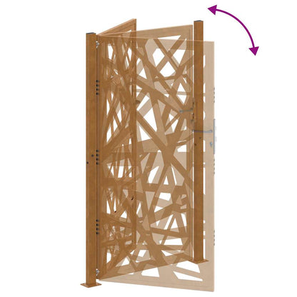 Garden Gate 100x200 cm Weathering Steel Light Design