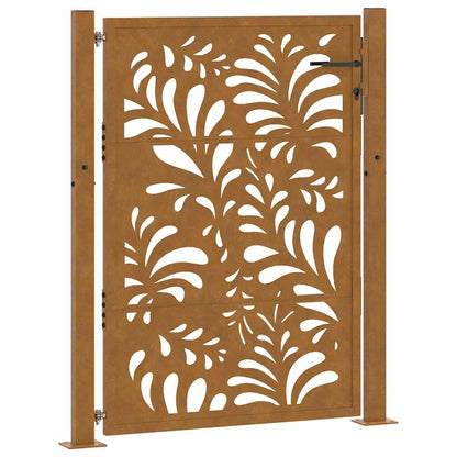 Garden Gate 100x150 cm Weathering Steel Wave Design