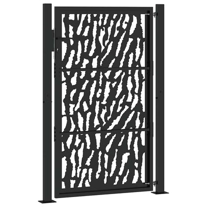 Garden Gate Black 100x150 cm Steel Trace  Design