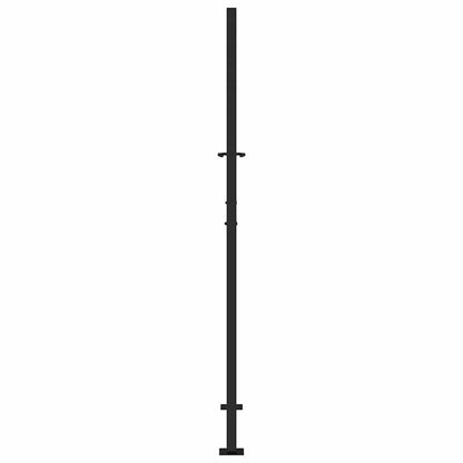 Garden Gate Black 100x175 cm Steel Trace Design