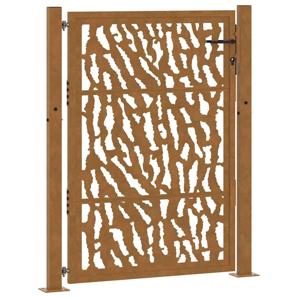 Garden Gate 100x125 cm Weathering Steel Trace Design