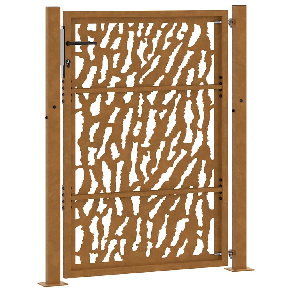 Garden Gate 100x125 cm Weathering Steel Trace Design