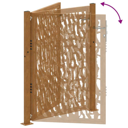 Garden Gate 100x150 cm Weathering Steel Trace Design