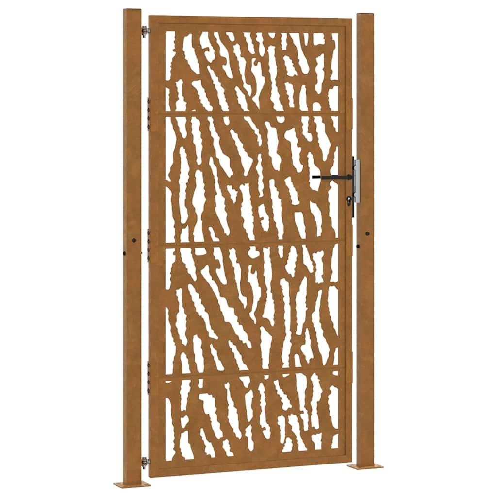 Garden Gate 100x175 cm Weathering Steel Trace Design