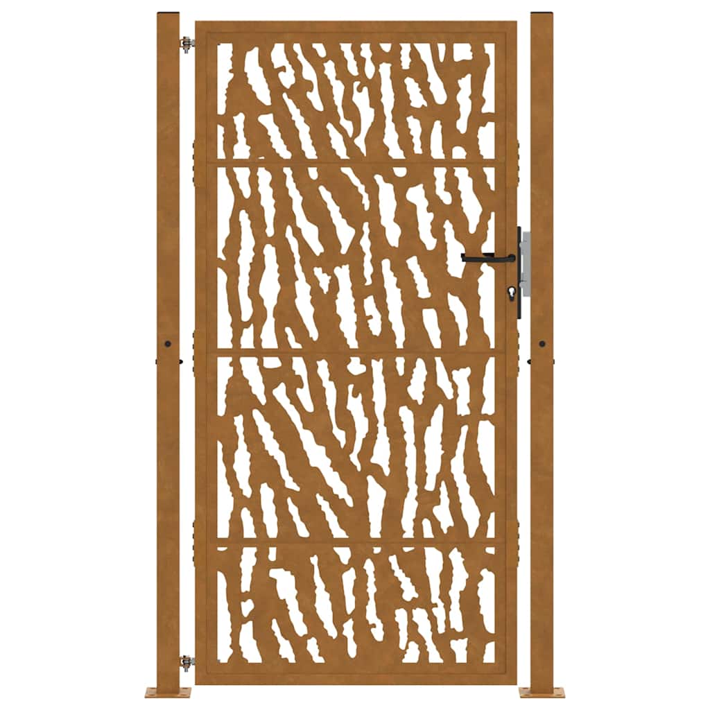 Garden Gate 100x175 cm Weathering Steel Trace Design