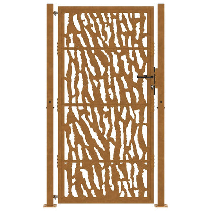 Garden Gate 100x175 cm Weathering Steel Trace Design