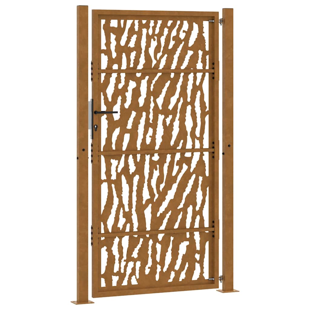 Garden Gate 100x175 cm Weathering Steel Trace Design