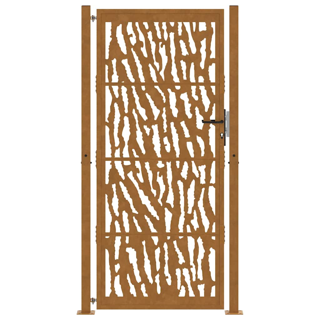 Garden Gate 100x200 cm Weathering Steel Trace Design