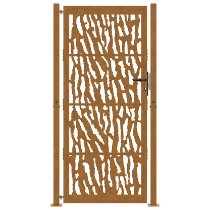 Garden Gate 100x200 cm Weathering Steel Trace Design