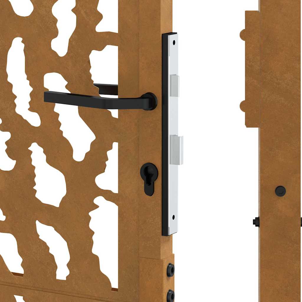 Garden Gate 100x200 cm Weathering Steel Trace Design