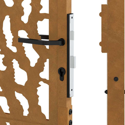 Garden Gate 100x200 cm Weathering Steel Trace Design