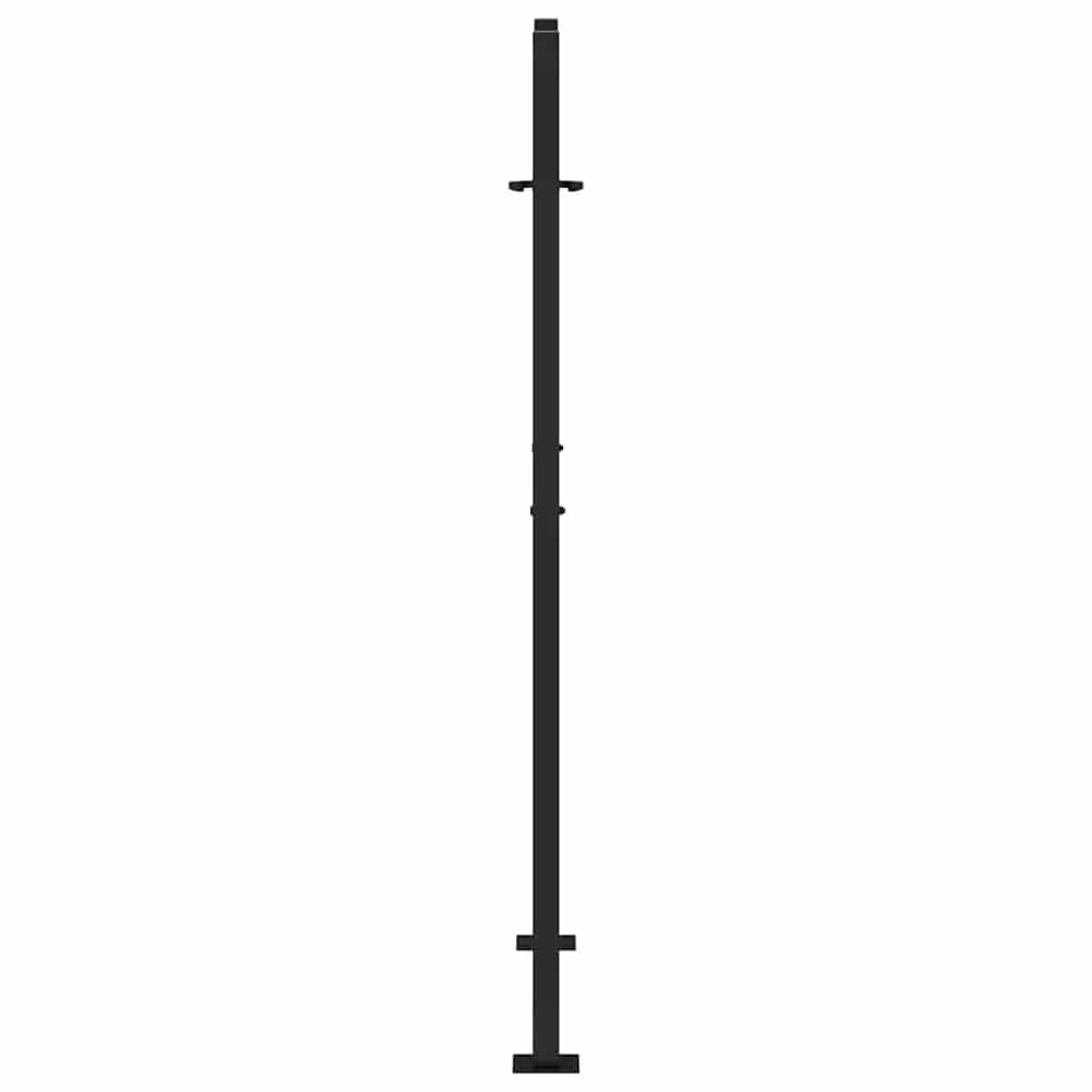 Garden Gate Black 100x150 cm Steel Flame  Design
