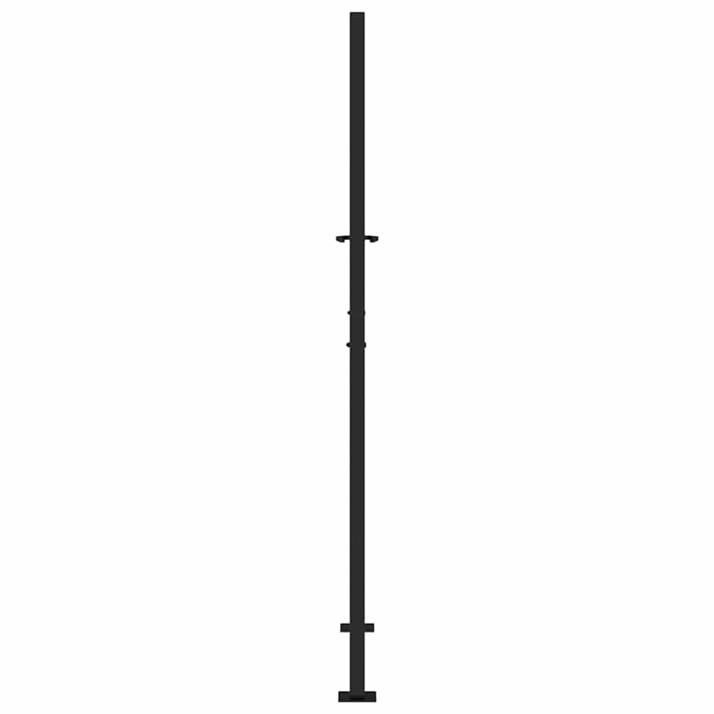 Garden Gate Black 100x175 cm Steel Flame  Design