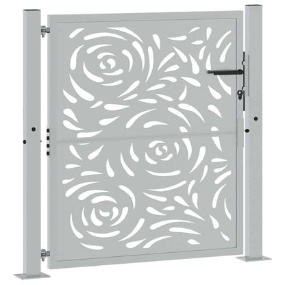 Garden Gate 100x100 cm Weathering Steel Flame Design