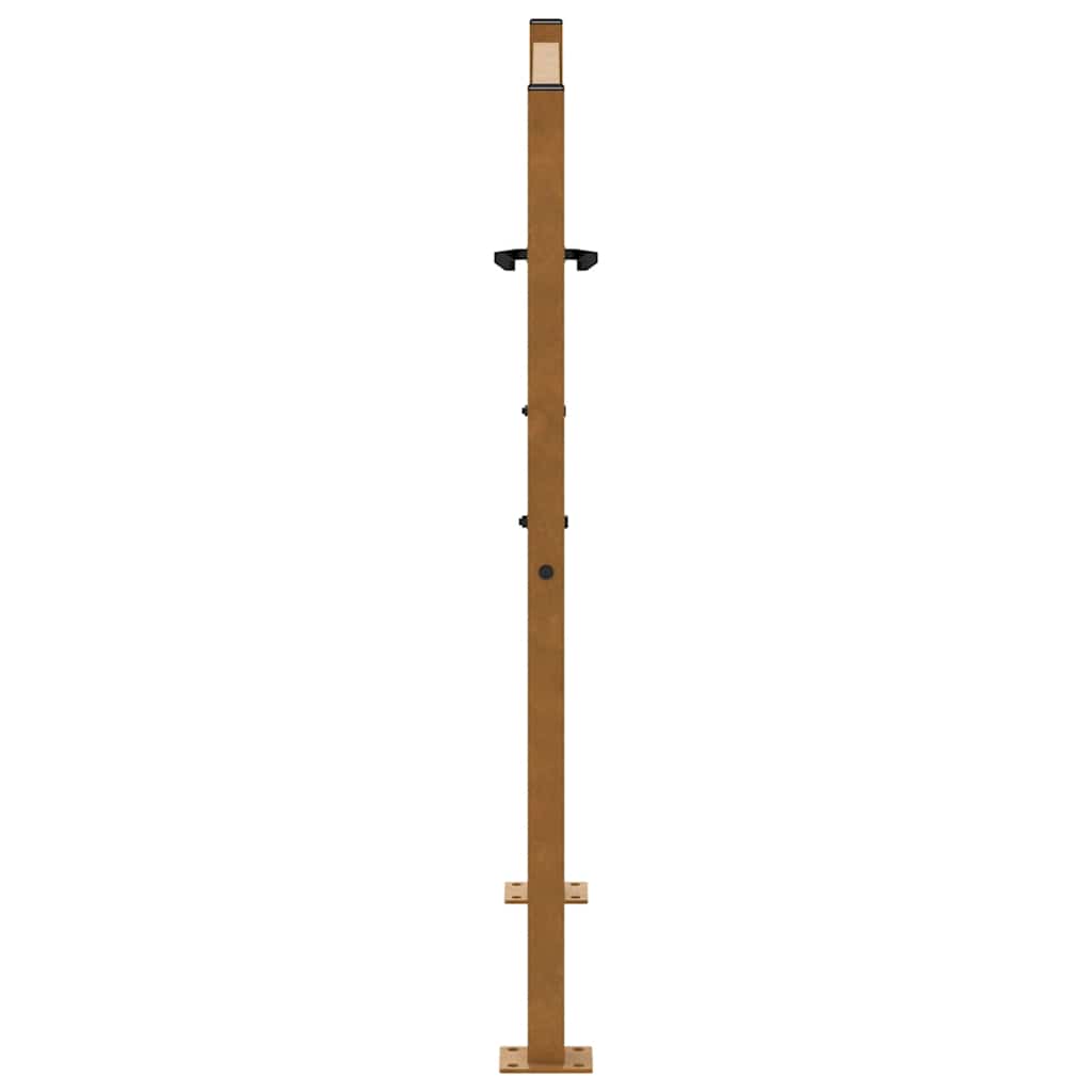 Garden Gate 100x100 cm Weathering Steel Flame Design
