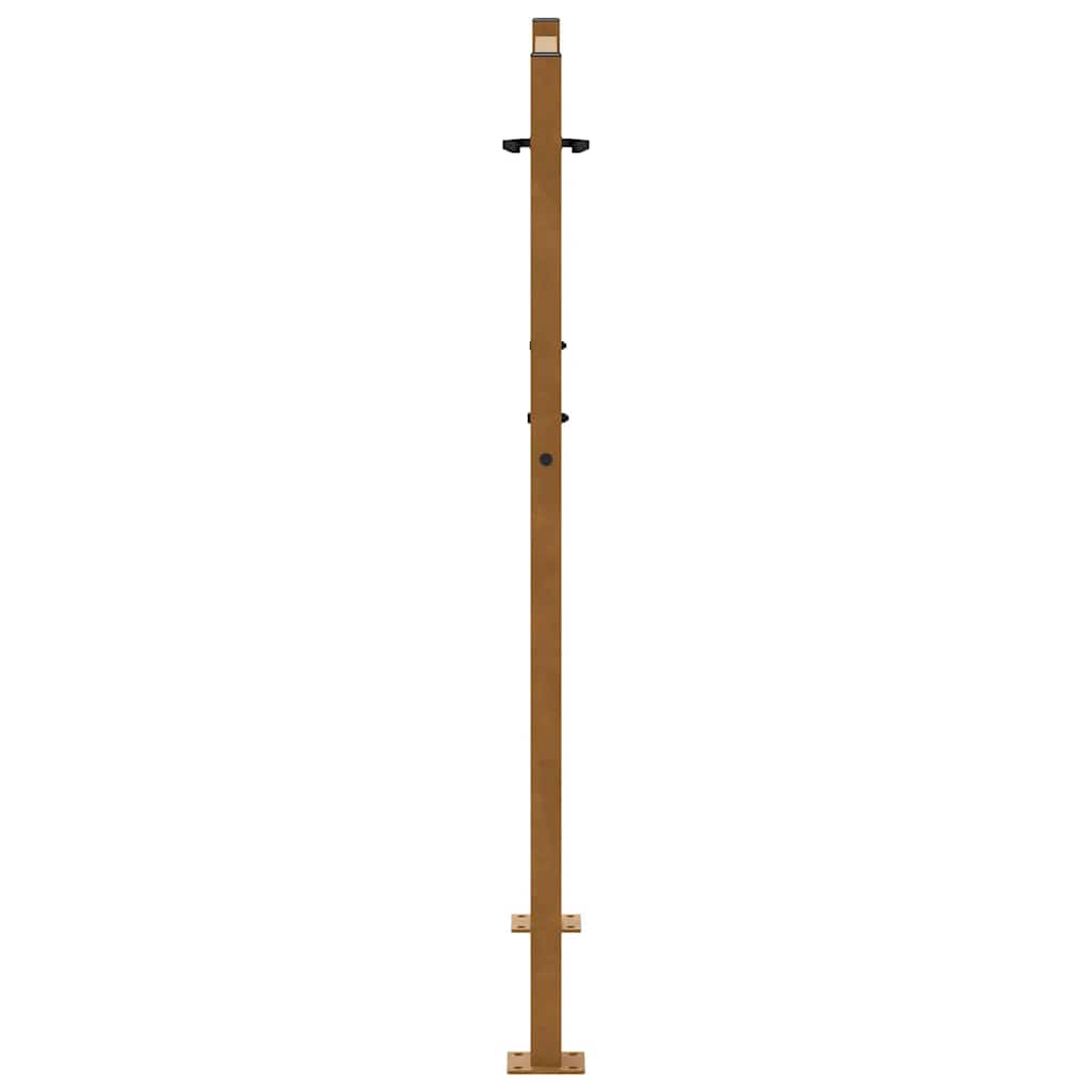 Garden Gate 100x125 cm Weathering Steel Flame Design