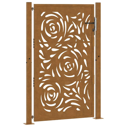 Garden Gate 100x150 cm Weathering Steel Flame Design