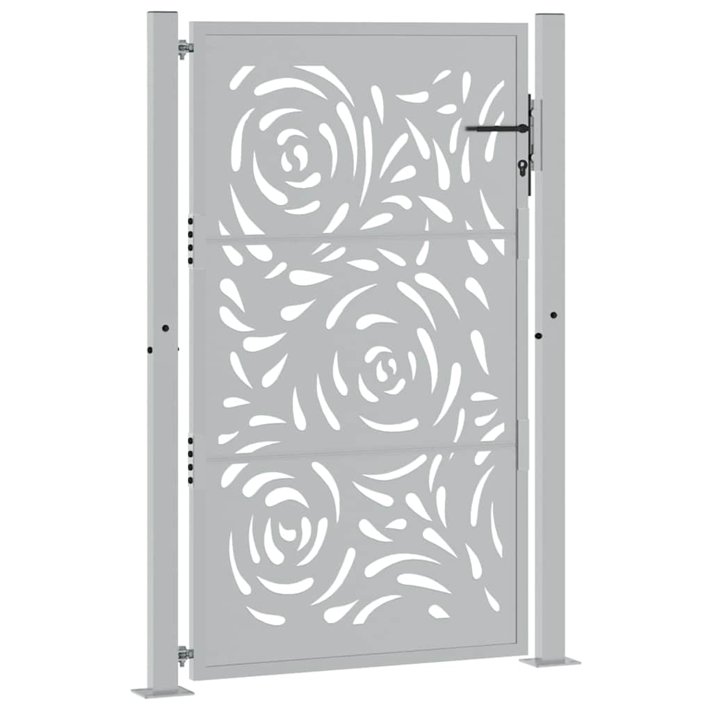 Garden Gate 100x150 cm Weathering Steel Flame Design