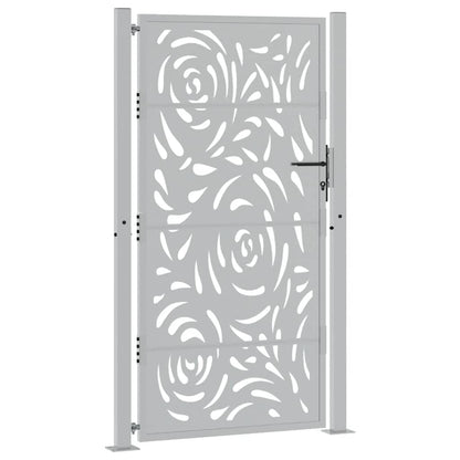 Garden Gate 100x175 cm Weathering Steel Flame Design