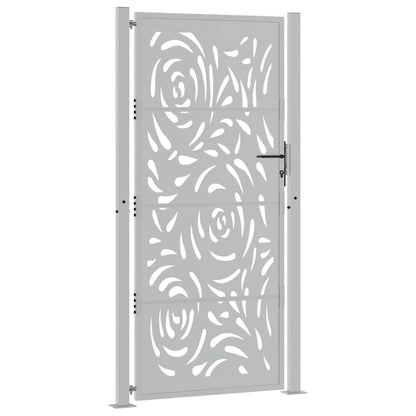 Garden Gate 100x200 cm Weathering Steel Flame Design