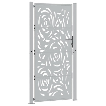 Garden Gate 100x200 cm Weathering Steel Flame Design