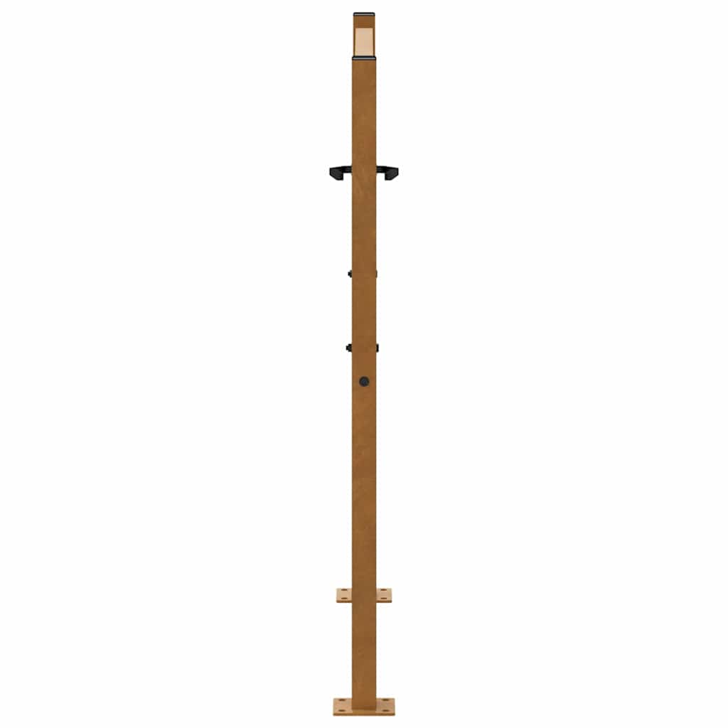 Garden Gate 100x100 cm Weathering Steel Cross Design