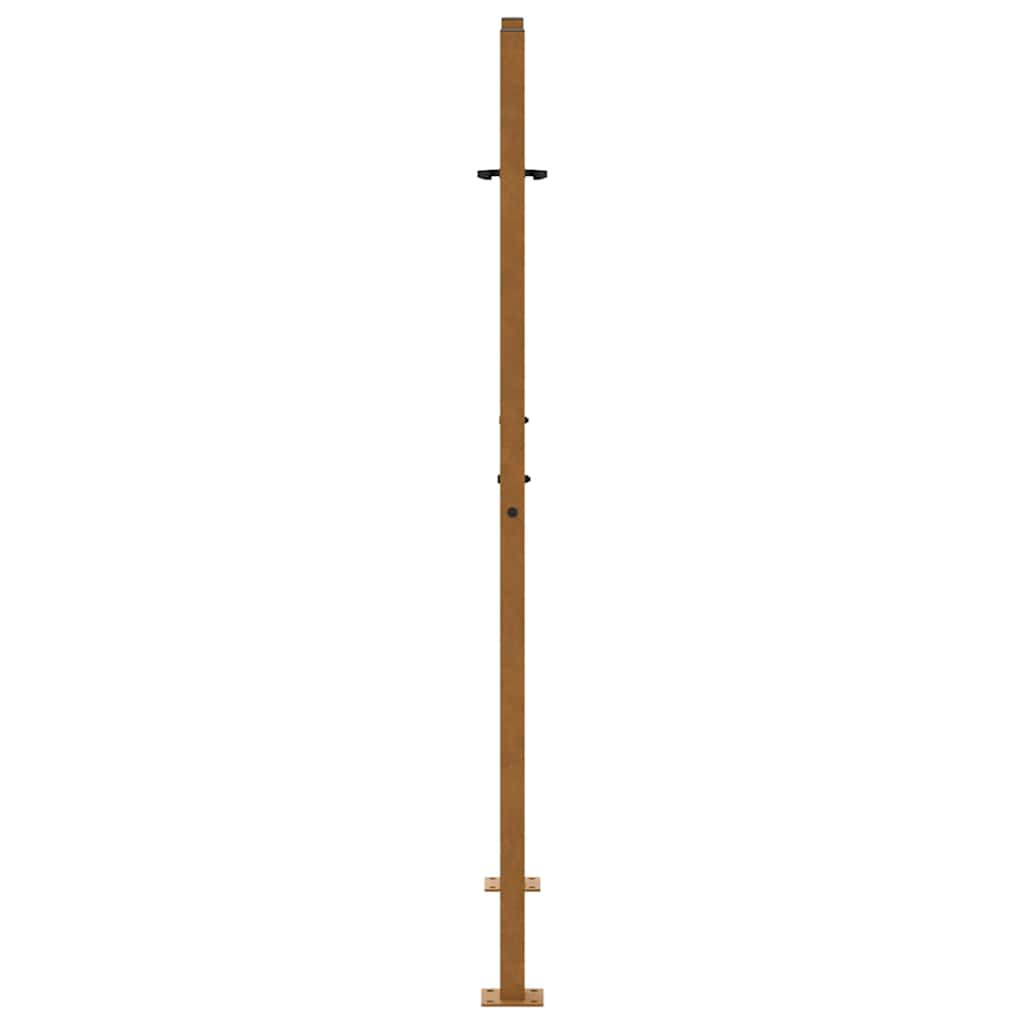 Garden Gate 100x150 cm Weathering Steel Cross Design