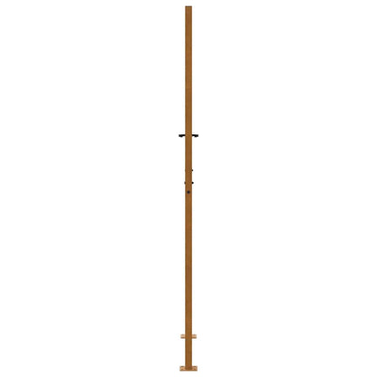 Garden Gate 100x200 cm Weathering Steel Cross Design