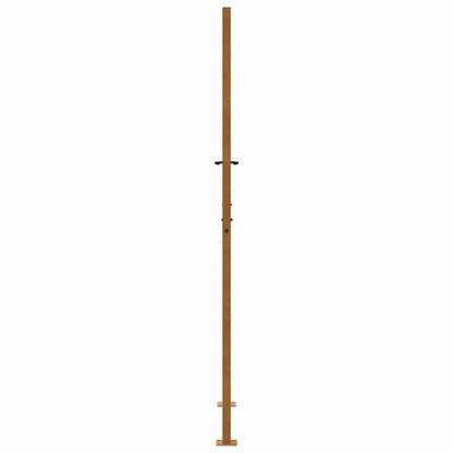 Garden Gate 100x200 cm Weathering Steel Cross Design
