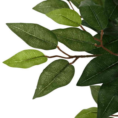 Artificial Ficus Tree with 480 Leaves and 130 cm Height – Lush Green Decoration for Home and Office