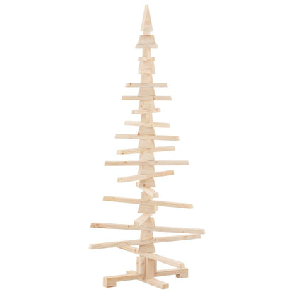 Wooden Christmas Tree for Decoration 150 cm Solid Wood Pine