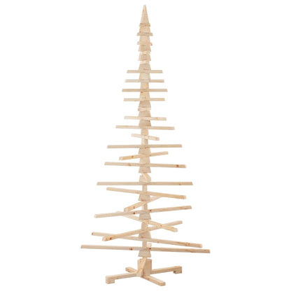Wooden Christmas Tree for Decoration 210 cm Solid Wood Pine