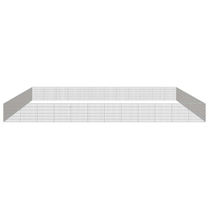 Free Range Animal Enclosure 48-Panel 54x60 cm Galvanised Iron