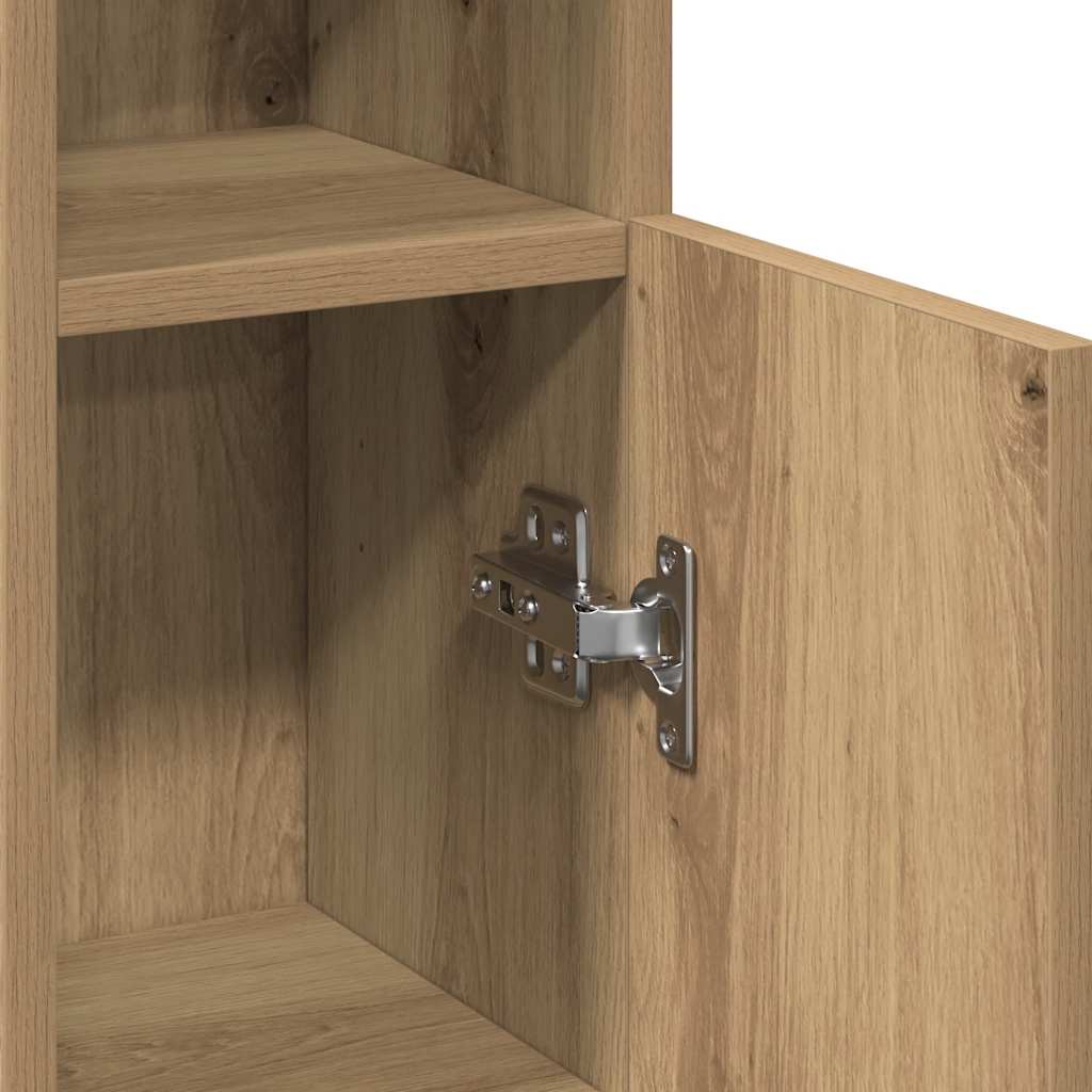 Bathroom Cabinet | Artisan oak | Engineered wood | Slim