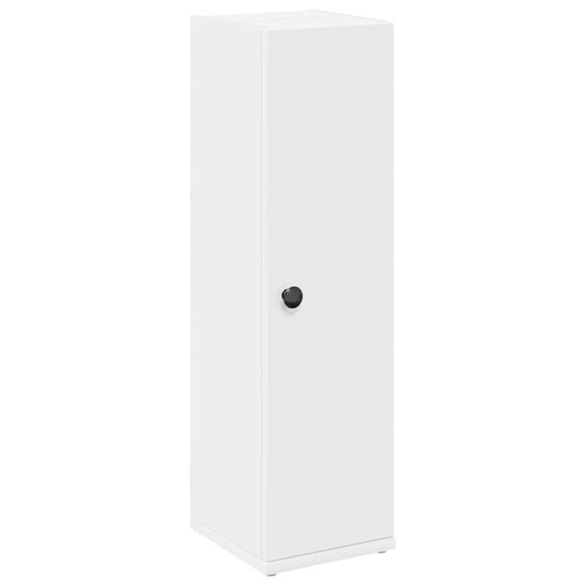 Bathroom Cabinet with Roll Holder White 20.5x22x72 cm