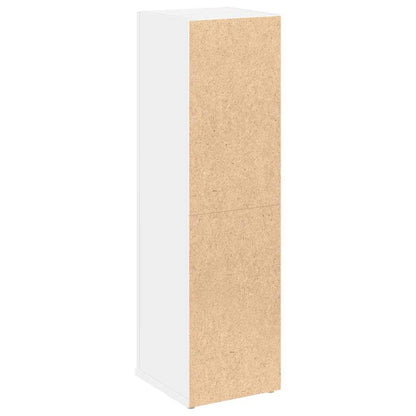Bathroom Cabinet with Roll Holder White 20.5x22x72 cm