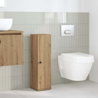 Bathroom Cabinet with Roll Holder Artisan Oak 20.5x22x72 cm