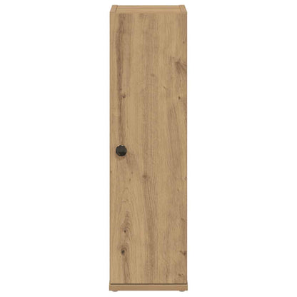 Bathroom Cabinet with Roll Holder Artisan Oak 20.5x22x72 cm